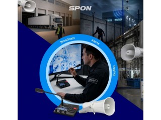 Система громкой связи и безопасности SPON для промышленных предприятий